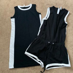 FABLETICS LAKESIDE ROMPER AND BECKY DRESS BUNDLE